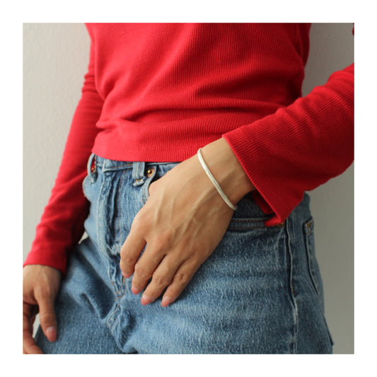 Pulsera Panza de Víbora Unisex Plata .925 “Reflejo”