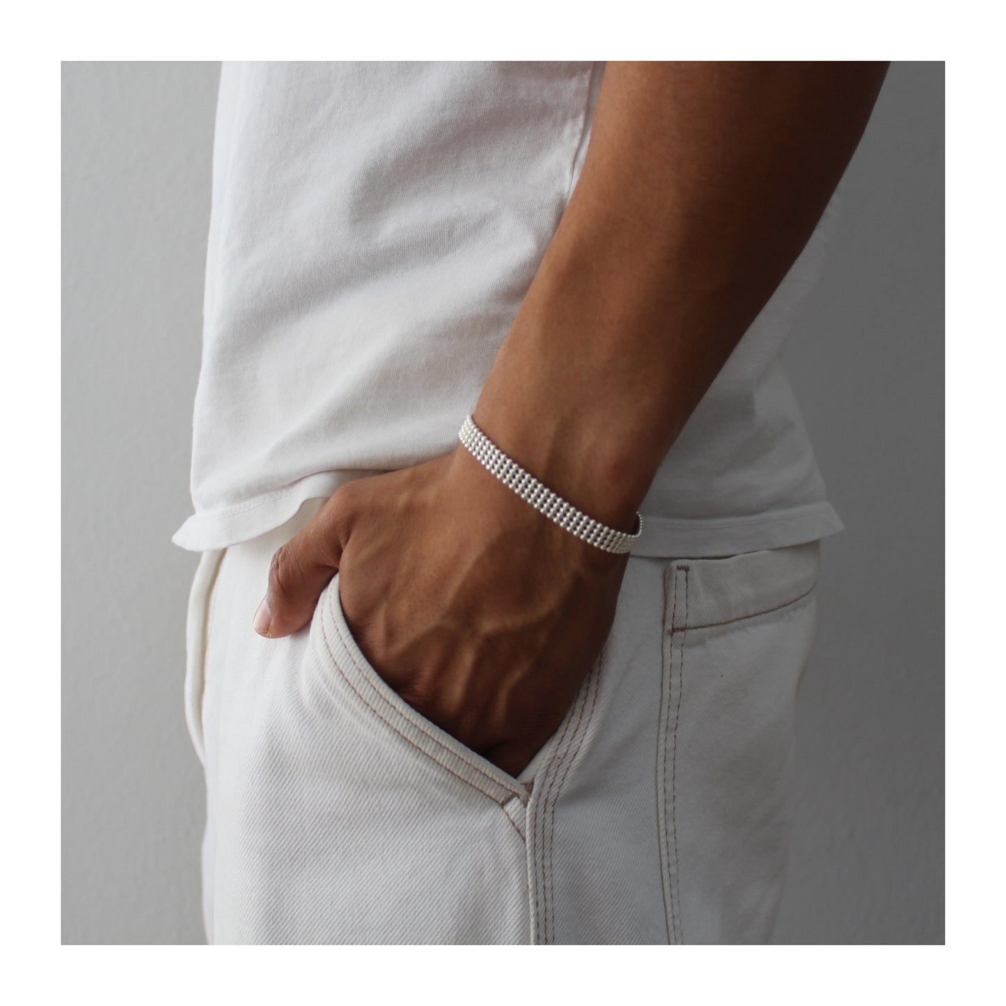Pulsera Popcorn Unisex Plata .925 “Impacto”