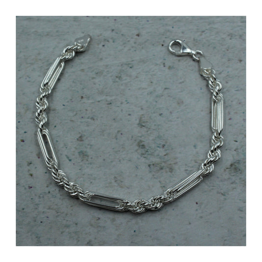 Pulsera Fígaro Unisex Plata .925 “Estilo”