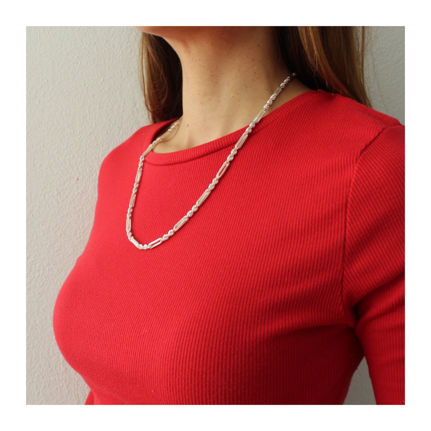 Cadena Fígaro Unisex Plata .925 “Tradición”