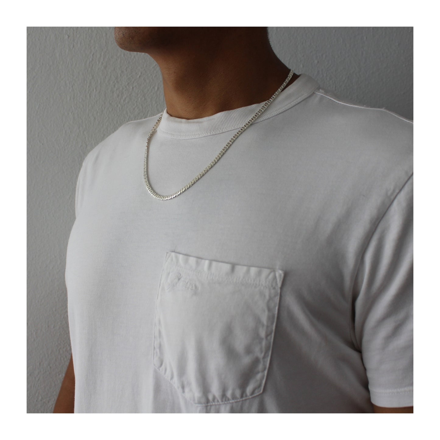 Cadena Barbada Cerrada Unisex Plata .925 “Equilibrio”
