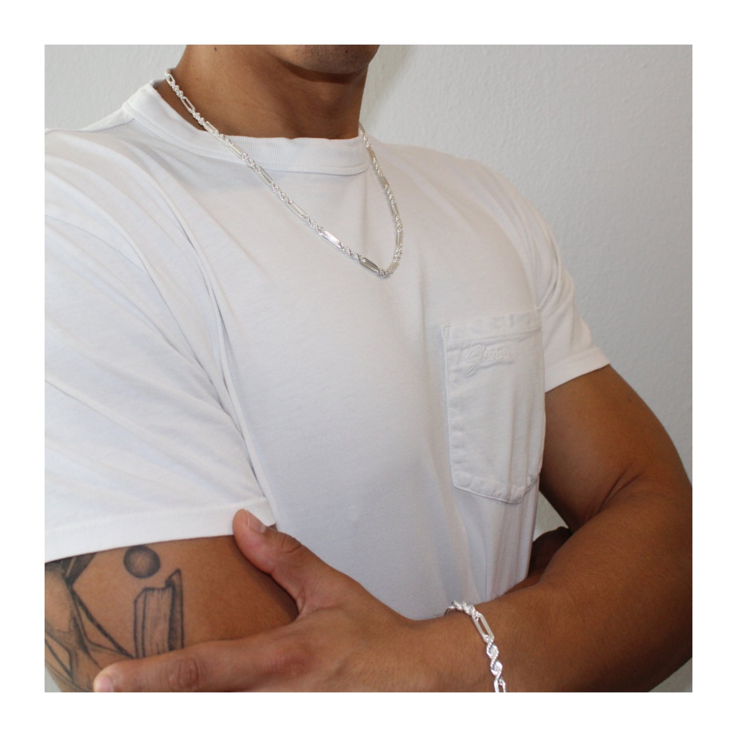 Cadena Fígaro Unisex Plata .925 “Tradición”