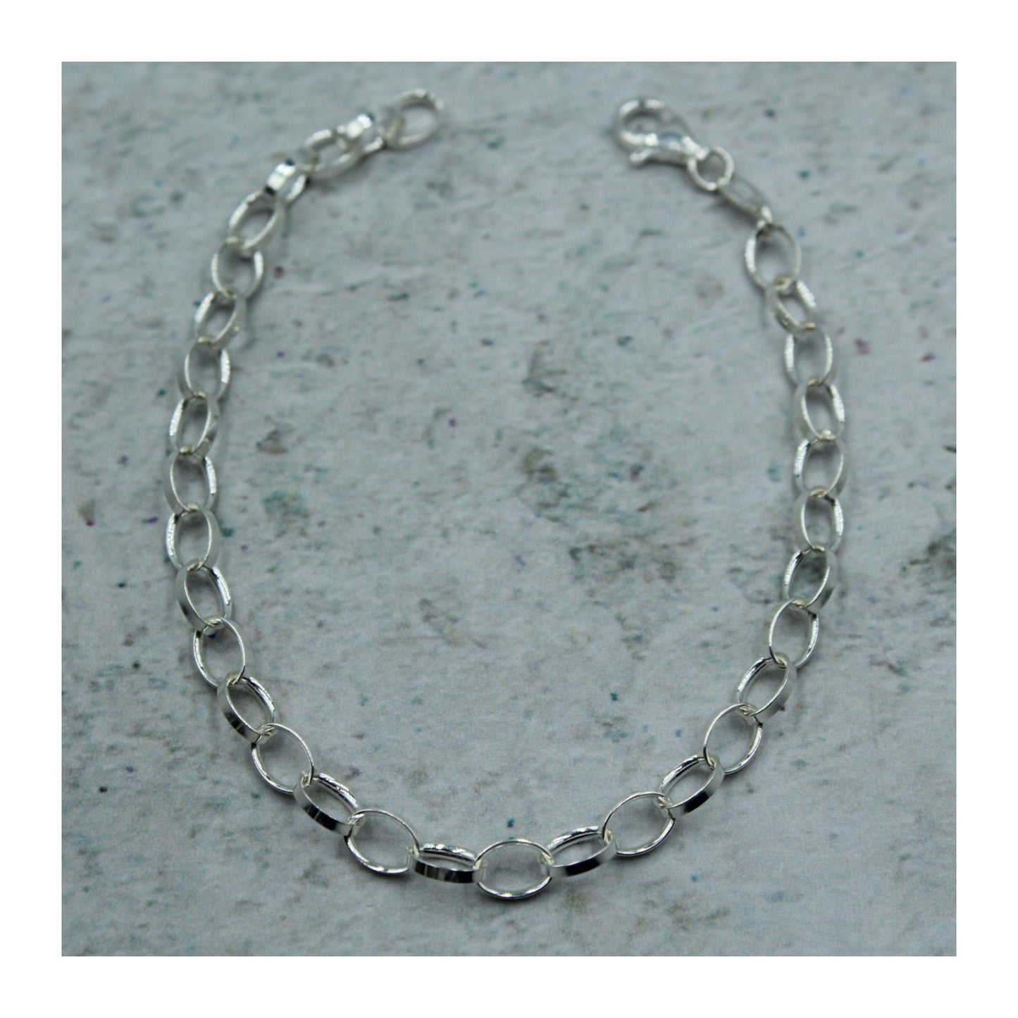Pulsera Aros Forzados Unisex Plata .925 “Versátil”