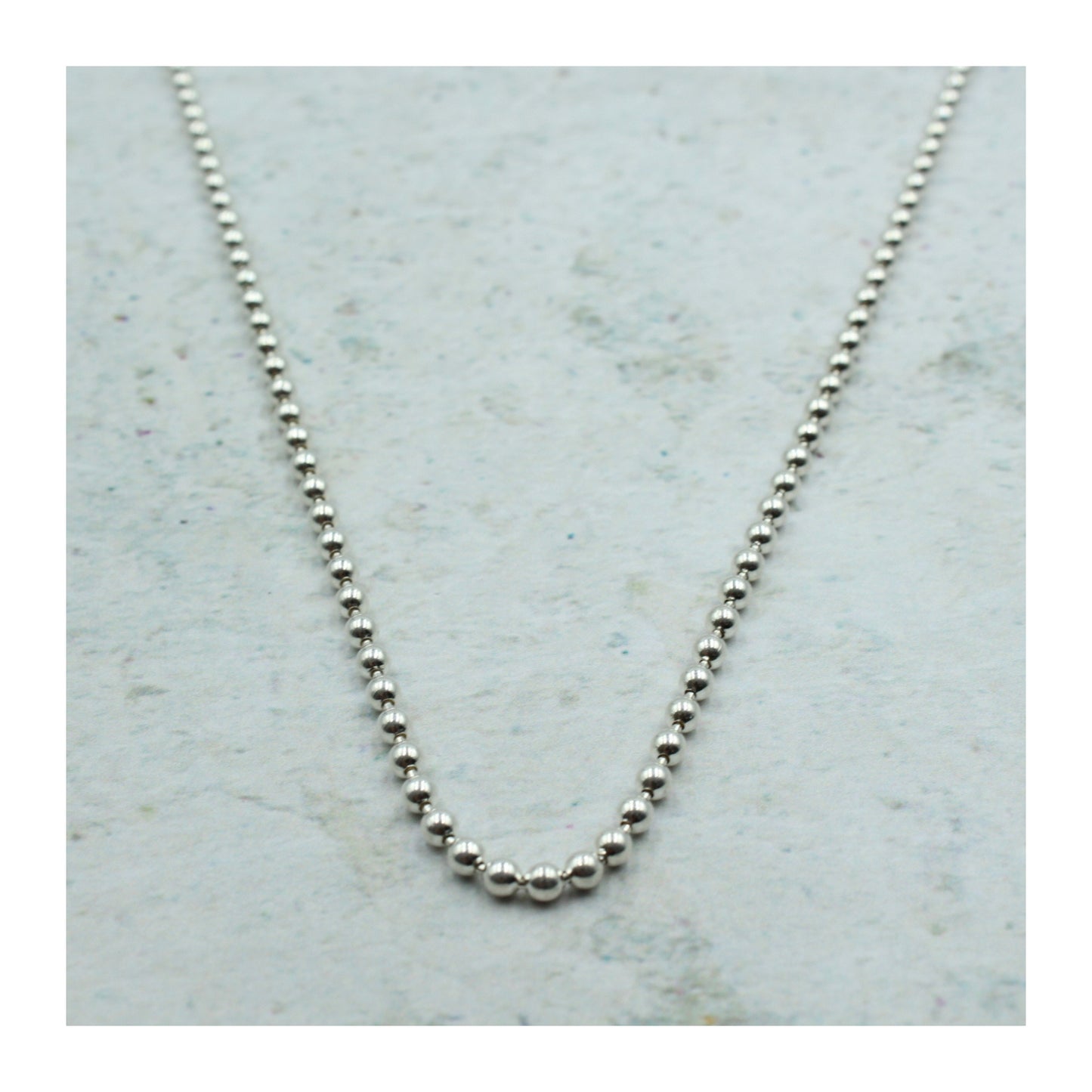 Cadena Bolitas Unisex Plata .925 “Valor”