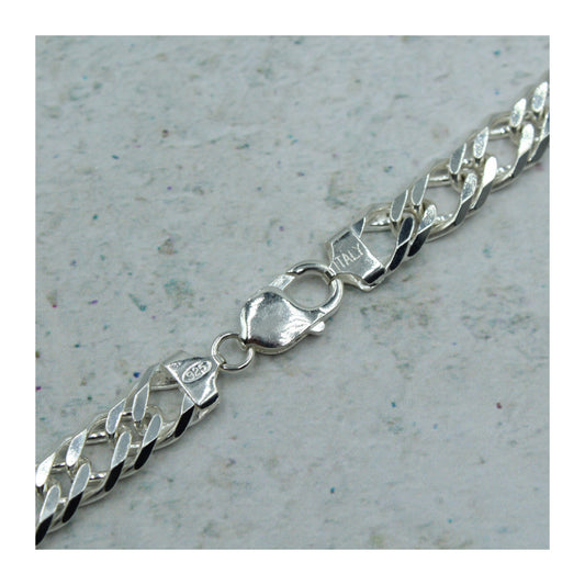 Cadena Cubana Doble Plata .925 “Fortaleza”