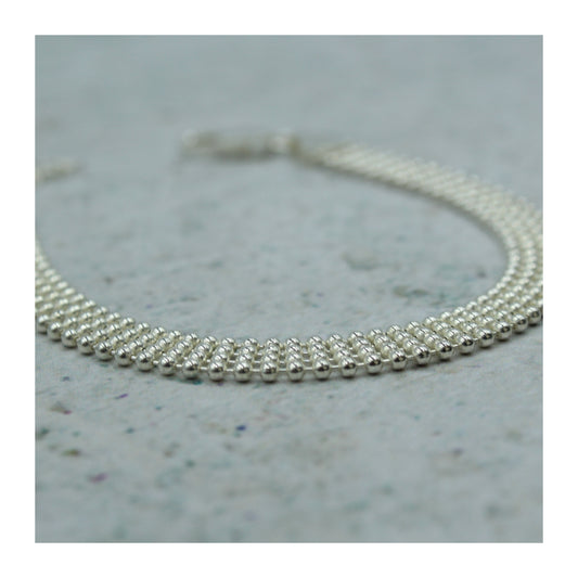 Pulsera Popcorn Unisex Plata .925 “Impacto”