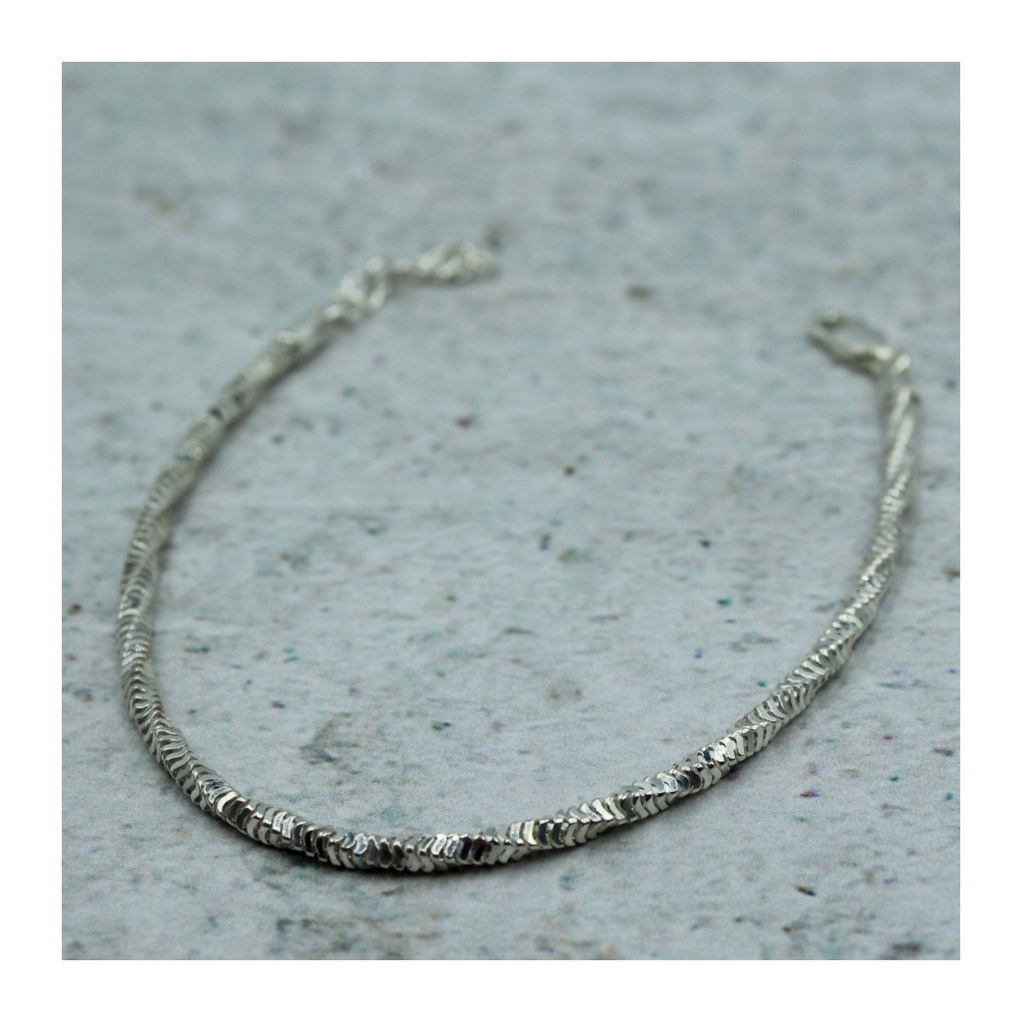 Pulsera Torsal Espiga Unisex Plata .925 “Sutileza”