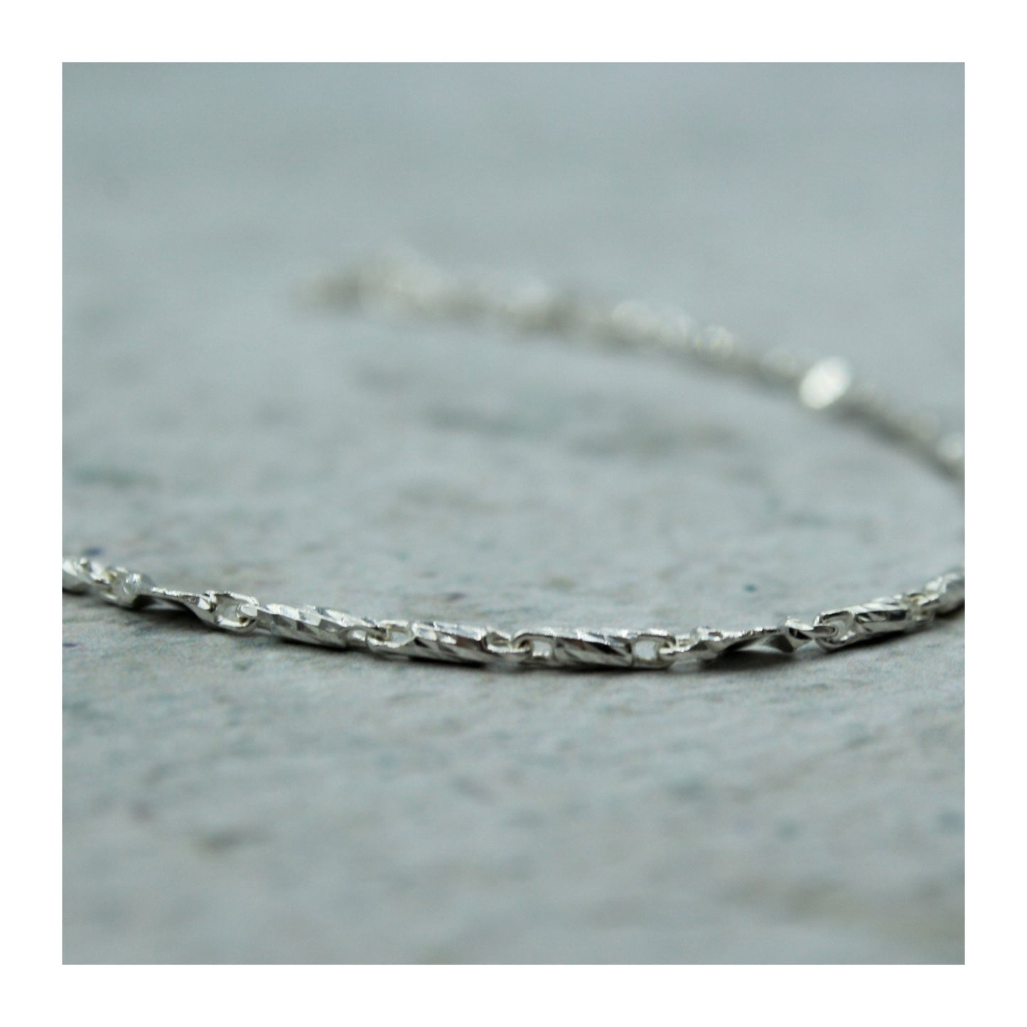Pulsera Plaquitas Unisex Plata .925 “Elegancia”