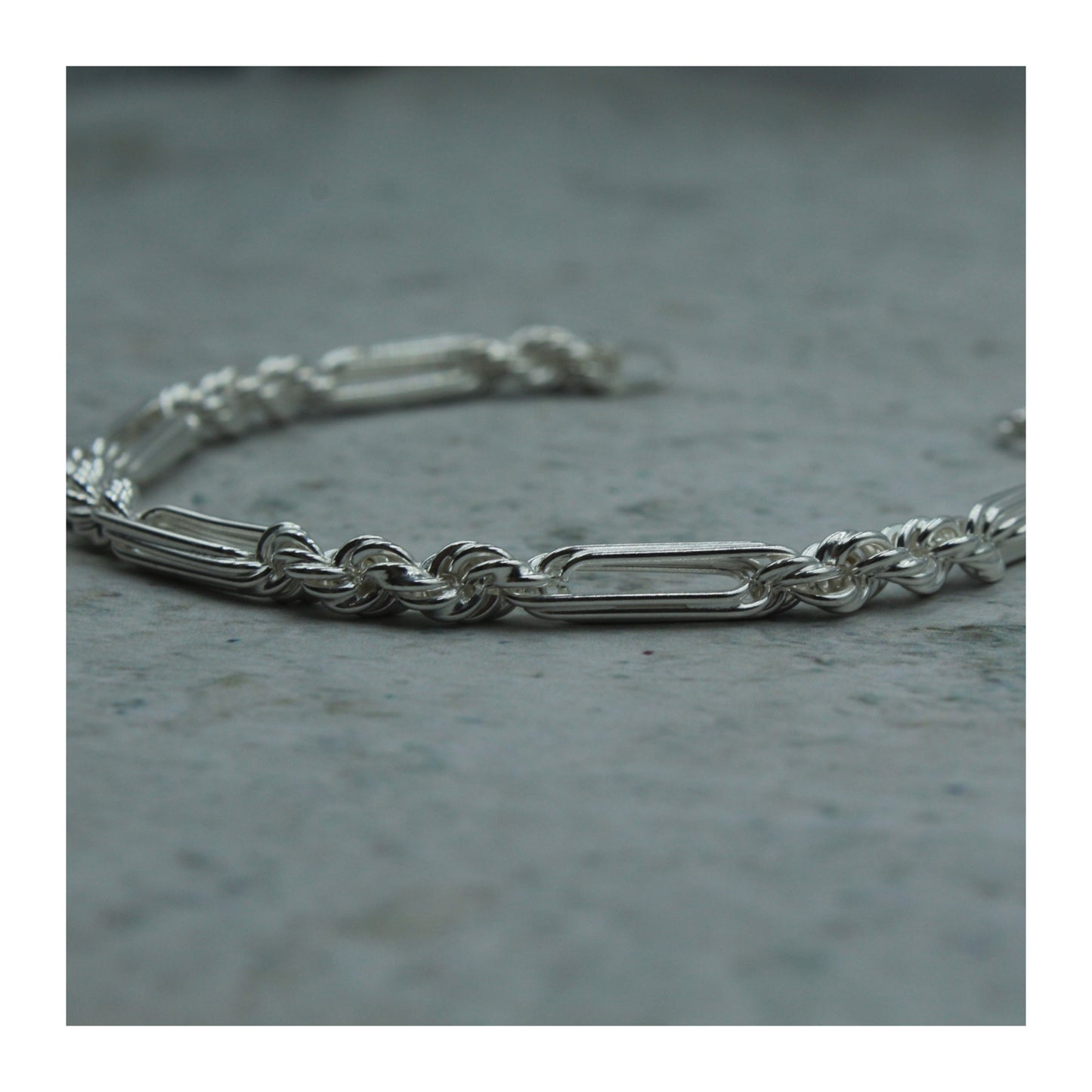 Pulsera Fígaro Unisex Plata .925 “Estilo”