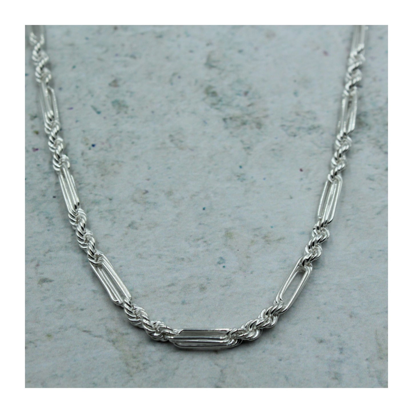 Cadena Fígaro Unisex Plata .925 “Tradición”