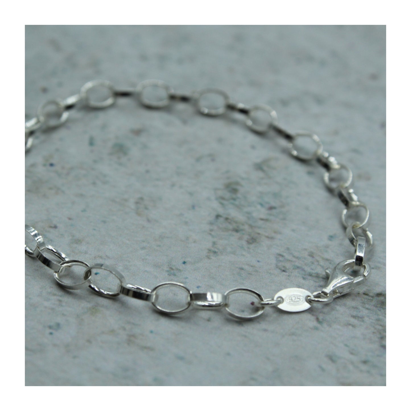 Pulsera Aros Forzados Unisex Plata .925 “Versátil”