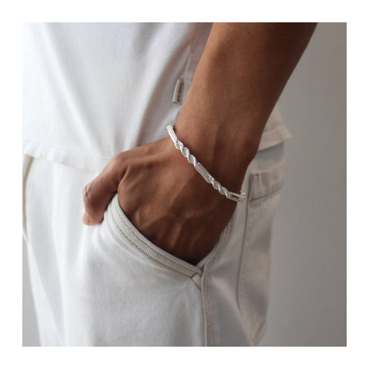 Pulsera Fígaro Unisex Plata .925 “Estilo”