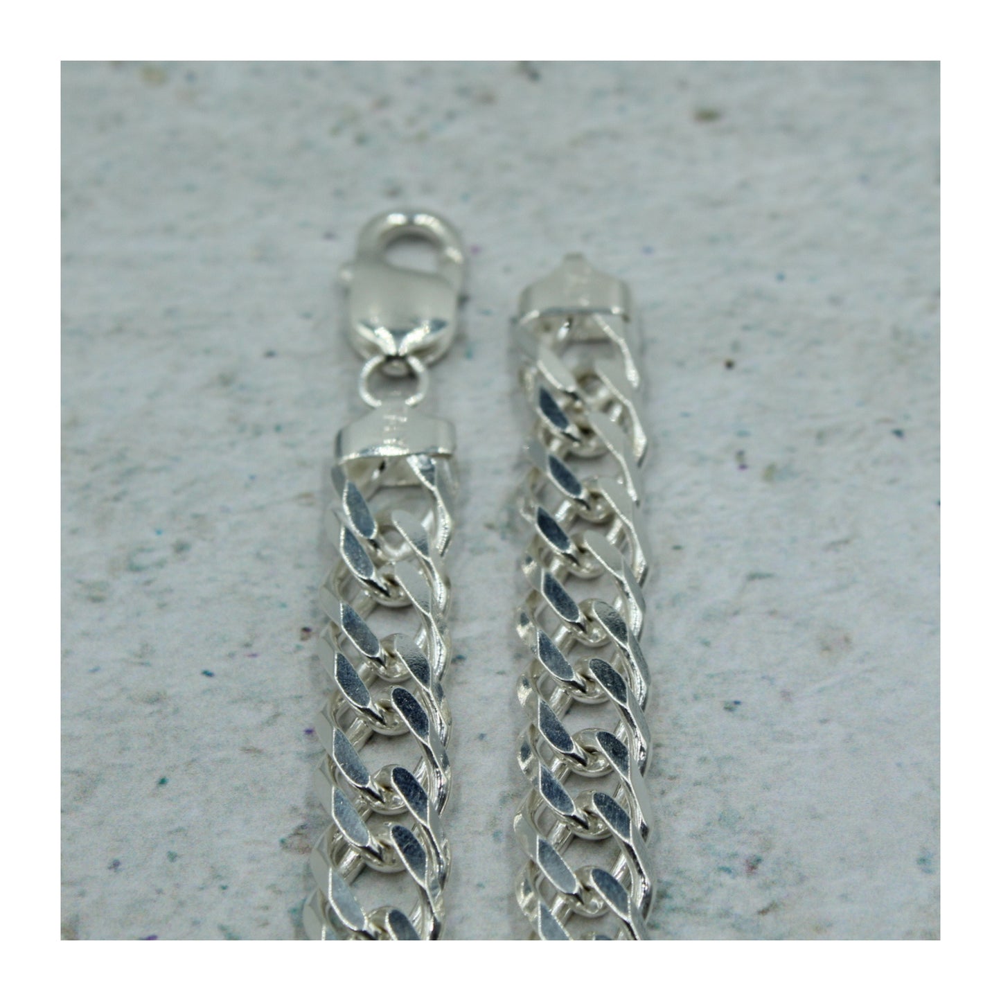 Cadena Cubana Doble Plata .925 “Fortaleza”