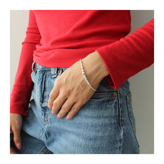 Pulsera de plata .925 “Luz de Estrella” con circonia brillante