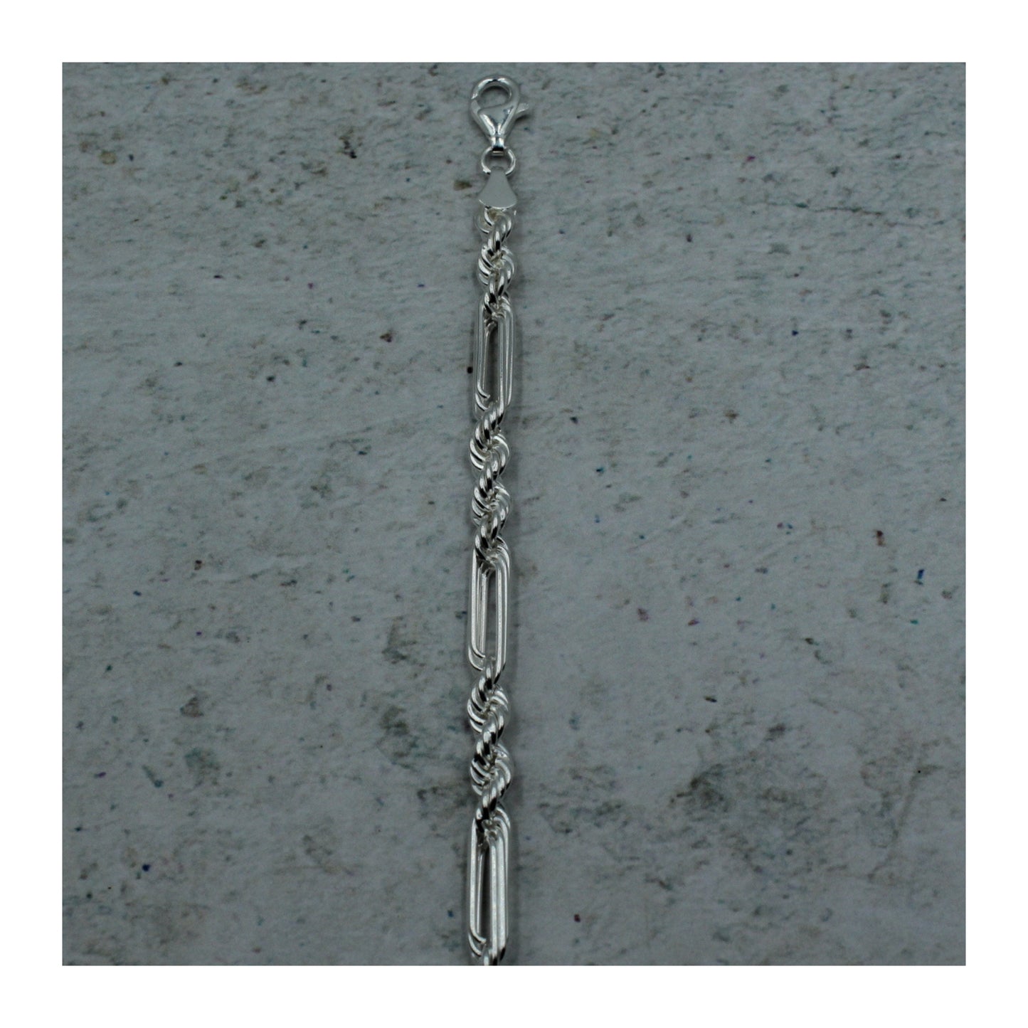 Pulsera Fígaro Unisex Plata .925 “Estilo”