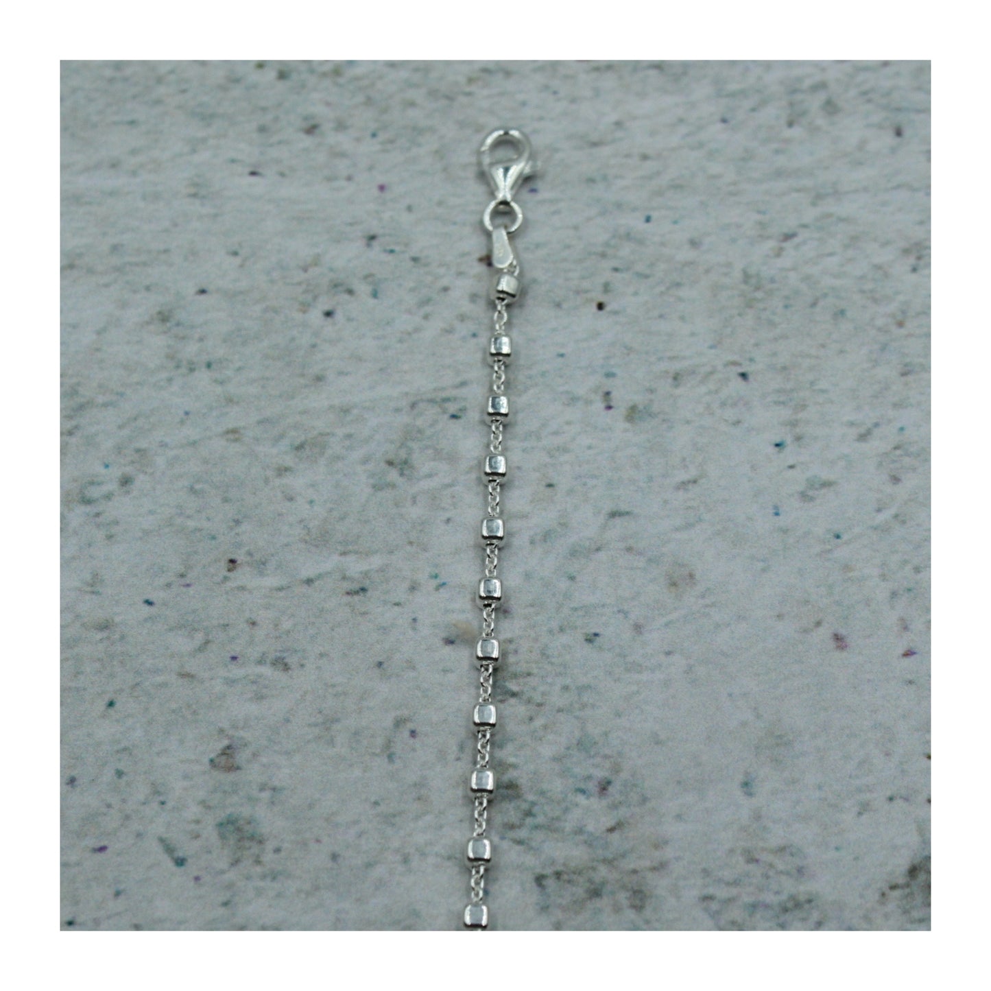 Pulsera Cubos Plata .925 “Brillo”