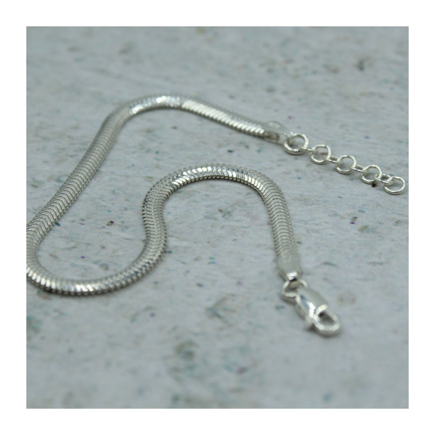 Pulsera Panza de Víbora Unisex Plata .925 “Reflejo”