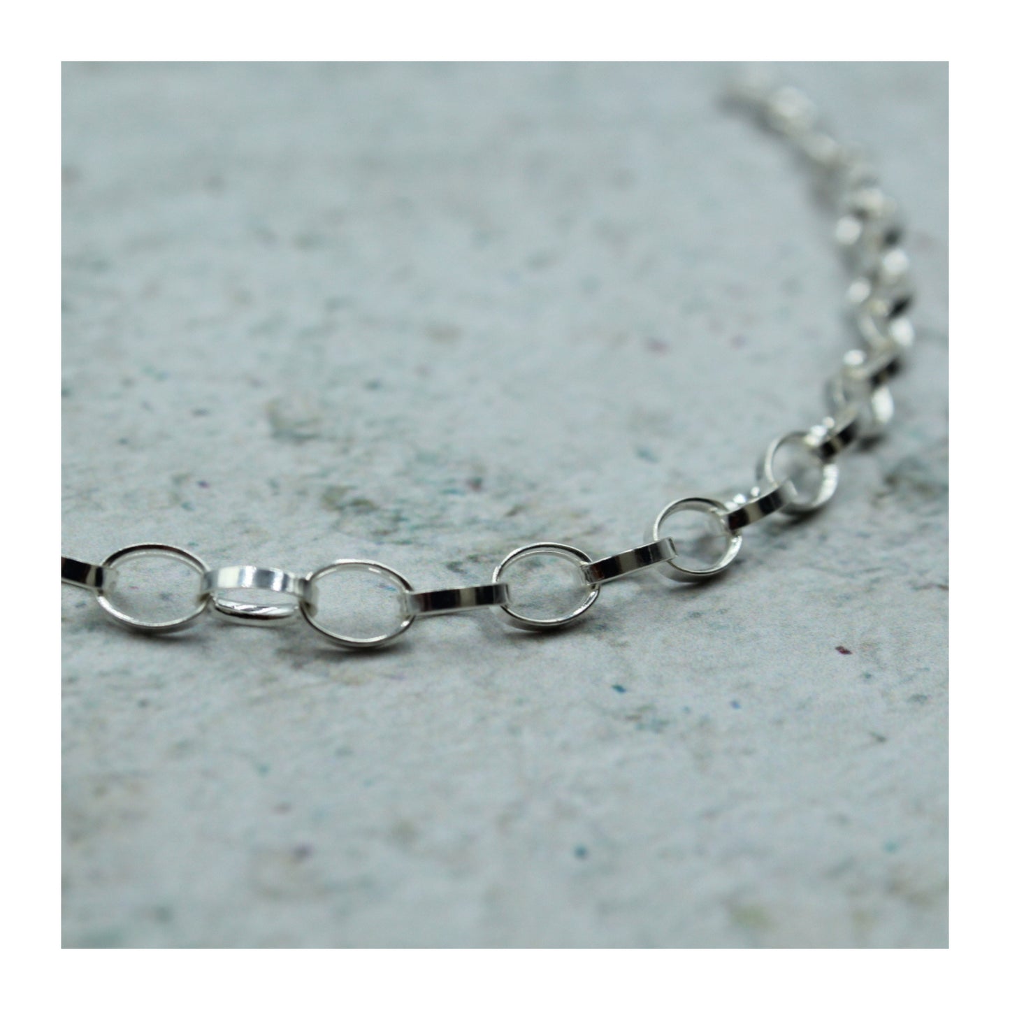 Pulsera Aros Forzados Unisex Plata .925 “Versátil”
