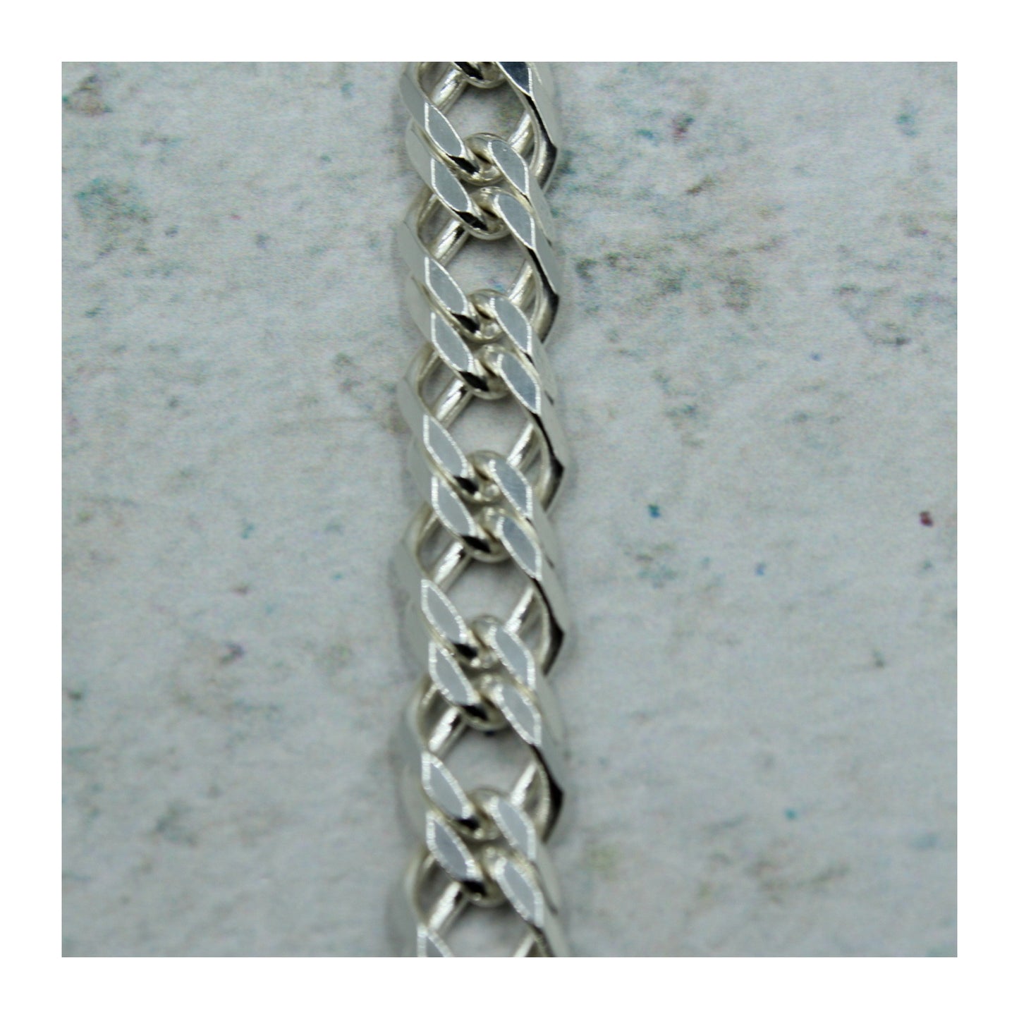 Pulsera Doble Cubano Unisex Plata .925 “Presencia”