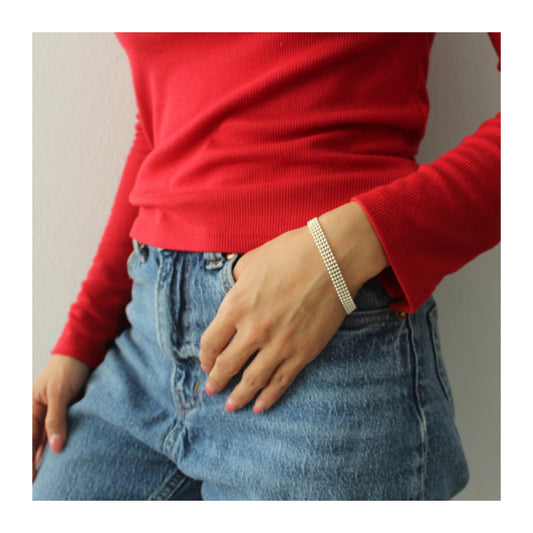 Pulsera Popcorn Unisex Plata .925 “Impacto”