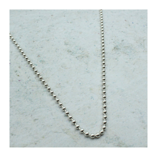Cadena Bolitas Unisex Plata .925 “Valor”