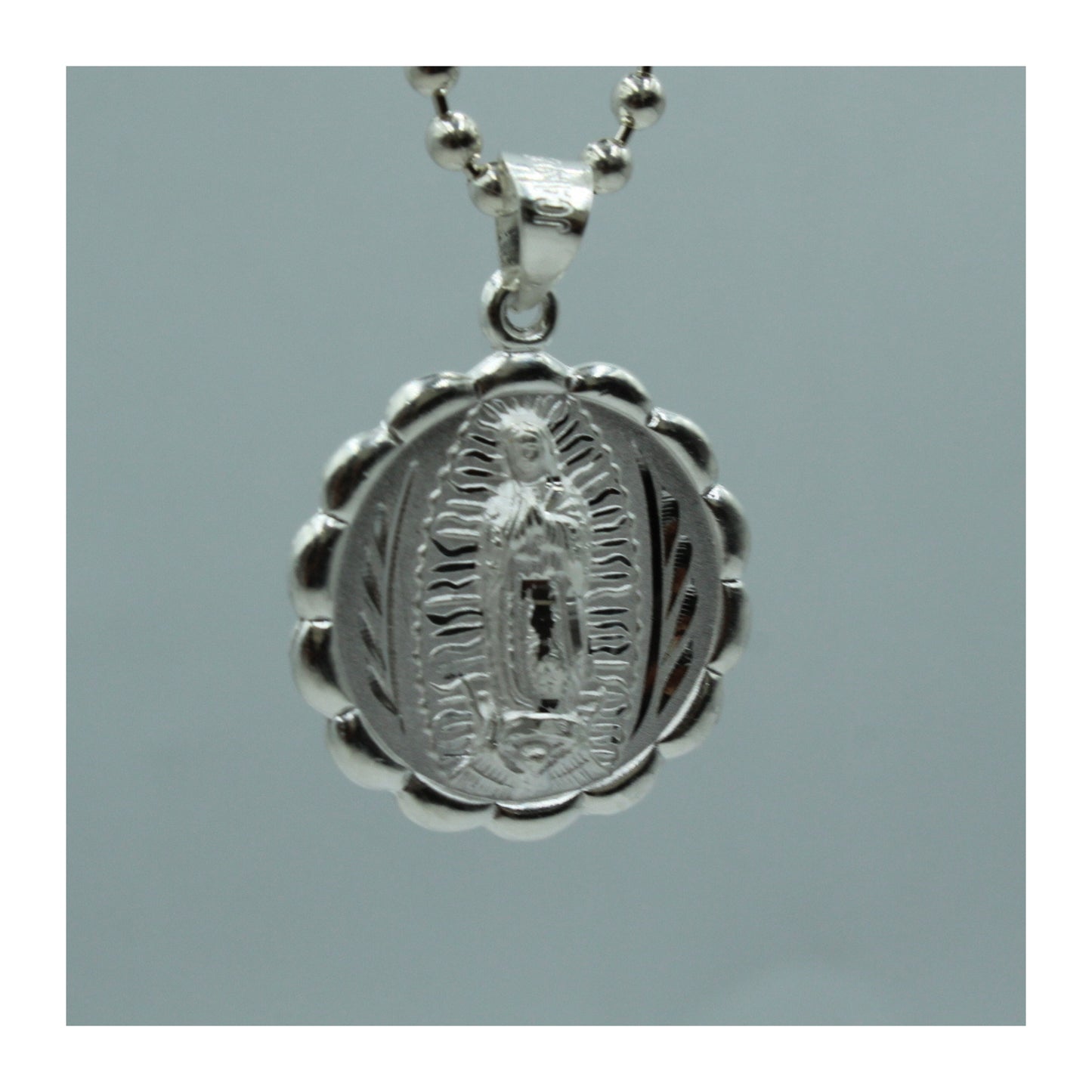 Medalla Virgen de Guadalupe Unisex Plata .925 “Fe”