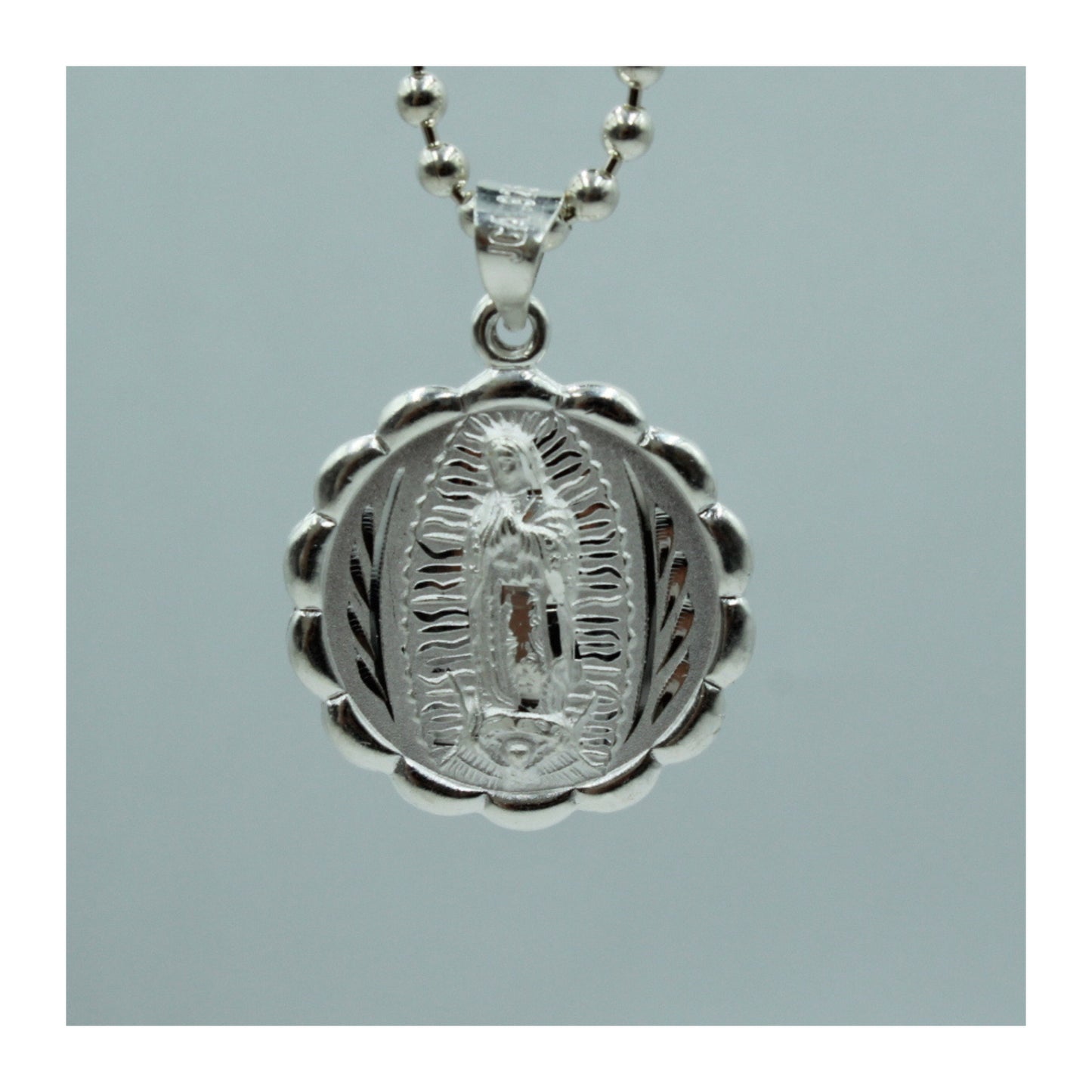 Medalla Virgen de Guadalupe Unisex Plata .925 “Fe”
