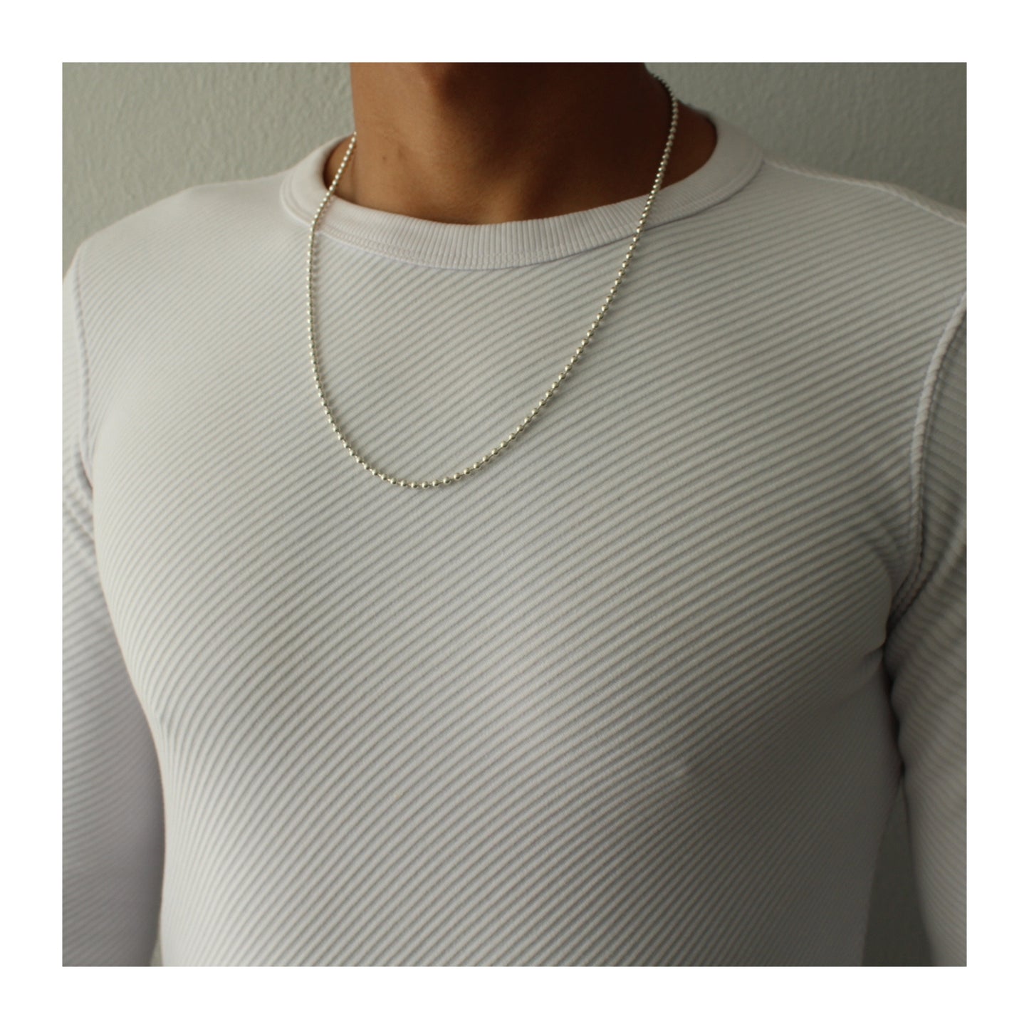 Cadena Bolitas Unisex Plata .925 “Valor”